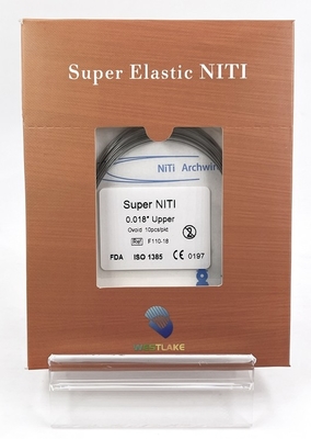 주문 치과 재료에 대한 슈퍼 탄력성 정형 NiTi 아치 와이어 원형 및 직사각형 online manufacture